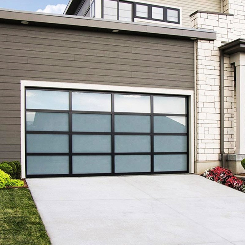 aluminium glass garage doors