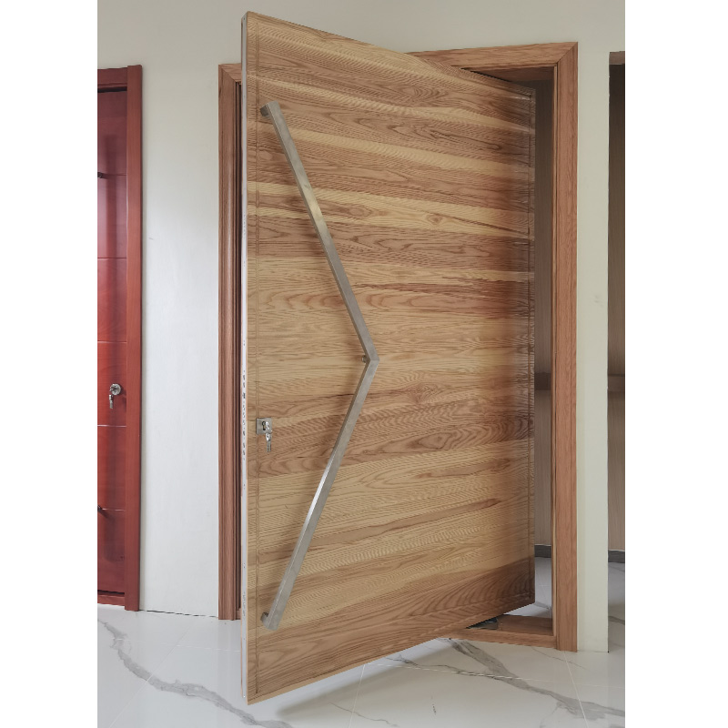 modern wood front door