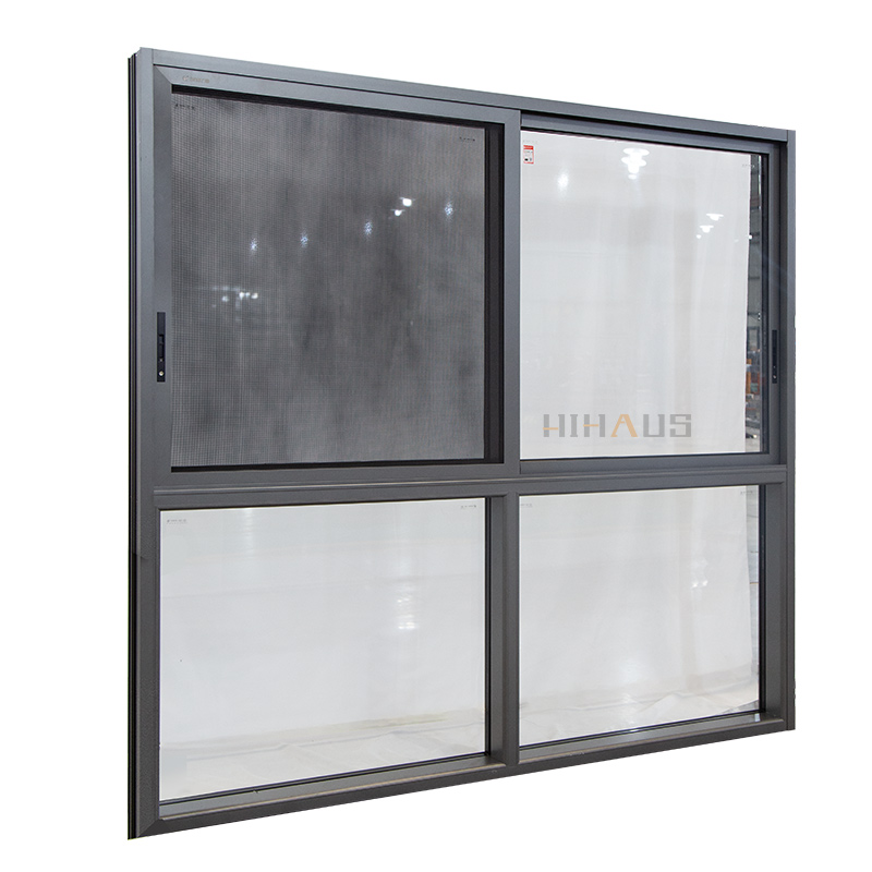 light grey aluminium window