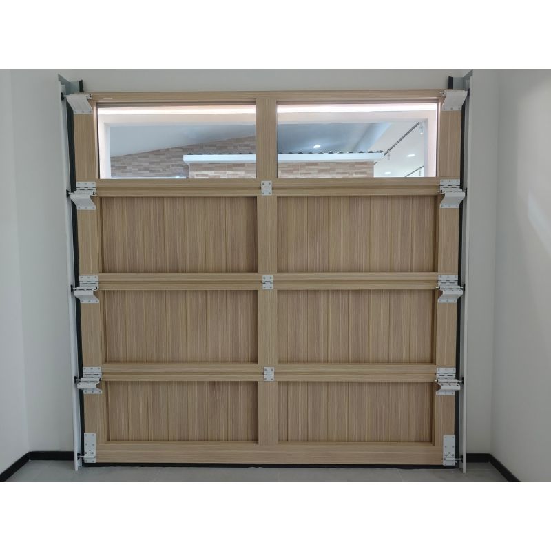 wood look garage door